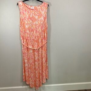 Soma weekend handkerchief asymmetric‎ hem dress jersey knit built in bra